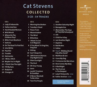 CAT STEVENS - COLLECTED NEW CD