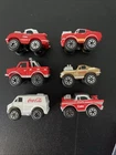Coca Cola Coke Tiny Tuffs Cars - 6 Cars - Vintage Micro Cars