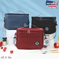 Insulated Lunch Bag Adult Lunch Box for Work School Men Women Kids Leakproof New