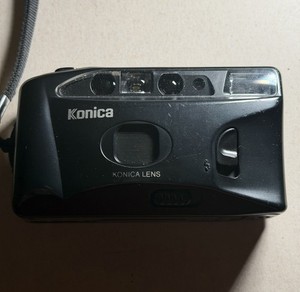 Konica Pop AF-30 35mm point and shoot film camera tested working Grade B