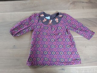 Baby Mädchen Shirt Tunika Kleid Größe 74
