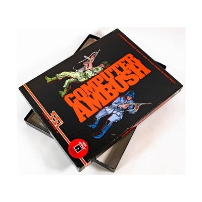 SSI Computer Wargame Computer Ambush (2nd Ed, Apple II 5 1/4'') - Box Only! VG+