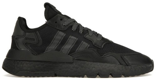 Adidas Originals Nite Jogger Shoes Core Black/Pink/Gum  display picture 3