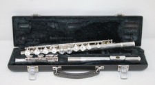 Yamaha 225Sii Top Student Flute Overhauled Polished w/Hard Case Tested Free Ship