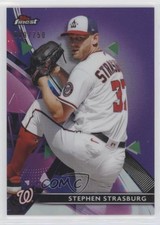 2021 Topps Finest Purple Refractor 9/250 Stephen Strasburg #51 0q3
