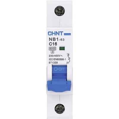 Chint 179784 NB1L Leitungsschutzschalter 1polig 16 A