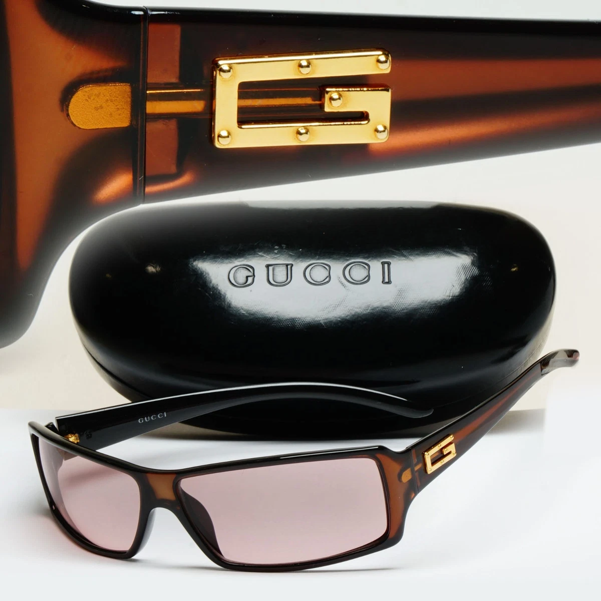 Preços baixos em Gucci com Óculos de Sol Vintage para Homens | eBay