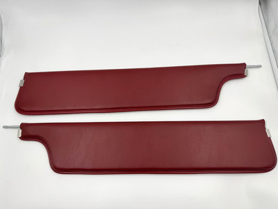 Burgundy Red Claret Sunvisor Set for 1972-1979 Ford Truck, 1978-1979 Bronco