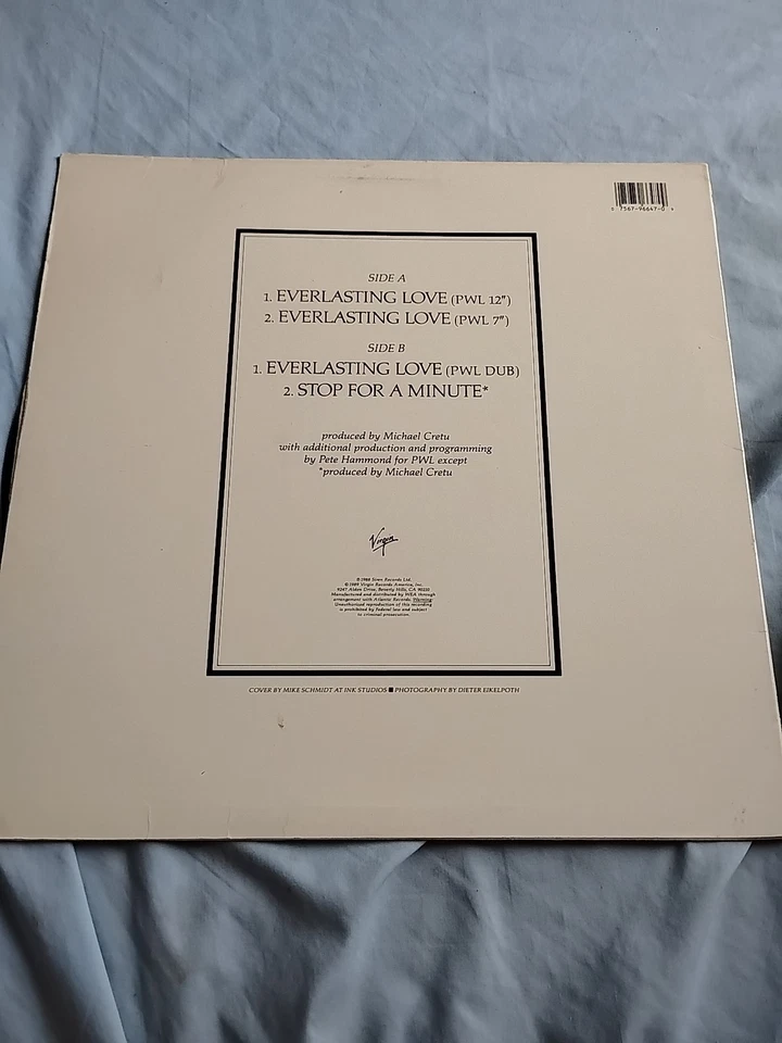 Sandra-Everlasting Love 12" Single Vinyl-Virgin 7 96647-0 1988 - Image 2 of 4