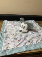 Disney Store Baby Mickey Mouse Security Blanket Plush Lovey