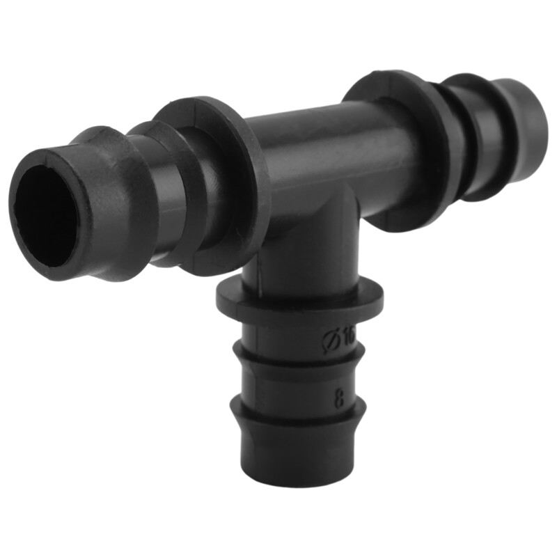 Irrigation Fittings Kit for Drip Tubing 6 Tees, 6 Couplings, 6 Ends