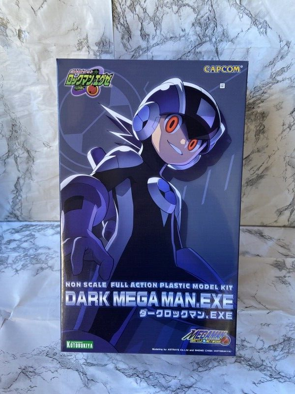 Kotobukiya Mega Man Battle Network Dark Mega Man Model Kit - MCFLY  COLECIONÁVEIS