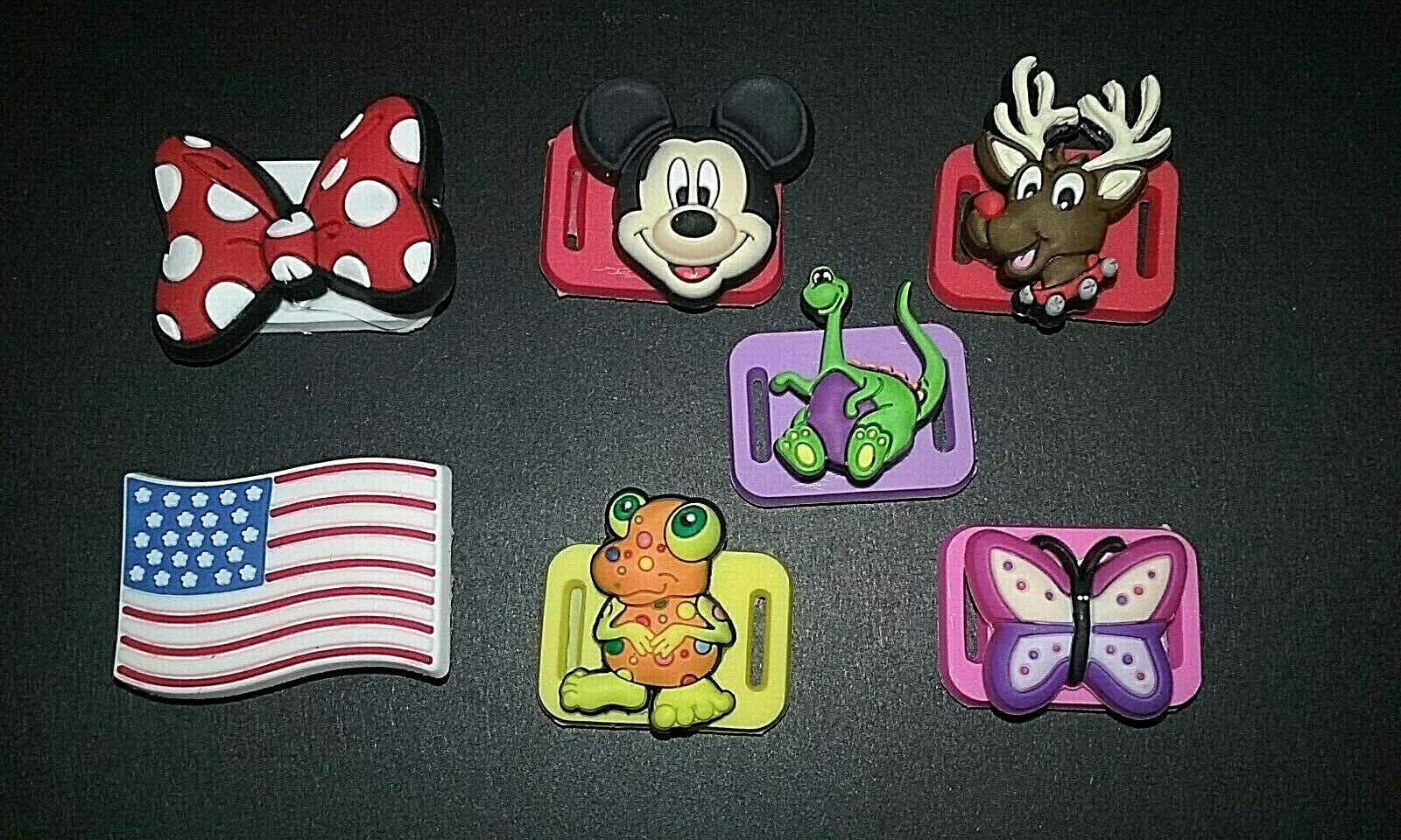 Two Shoelace Adapters / holder for Jibbitz Crocs Charms in Sneakers