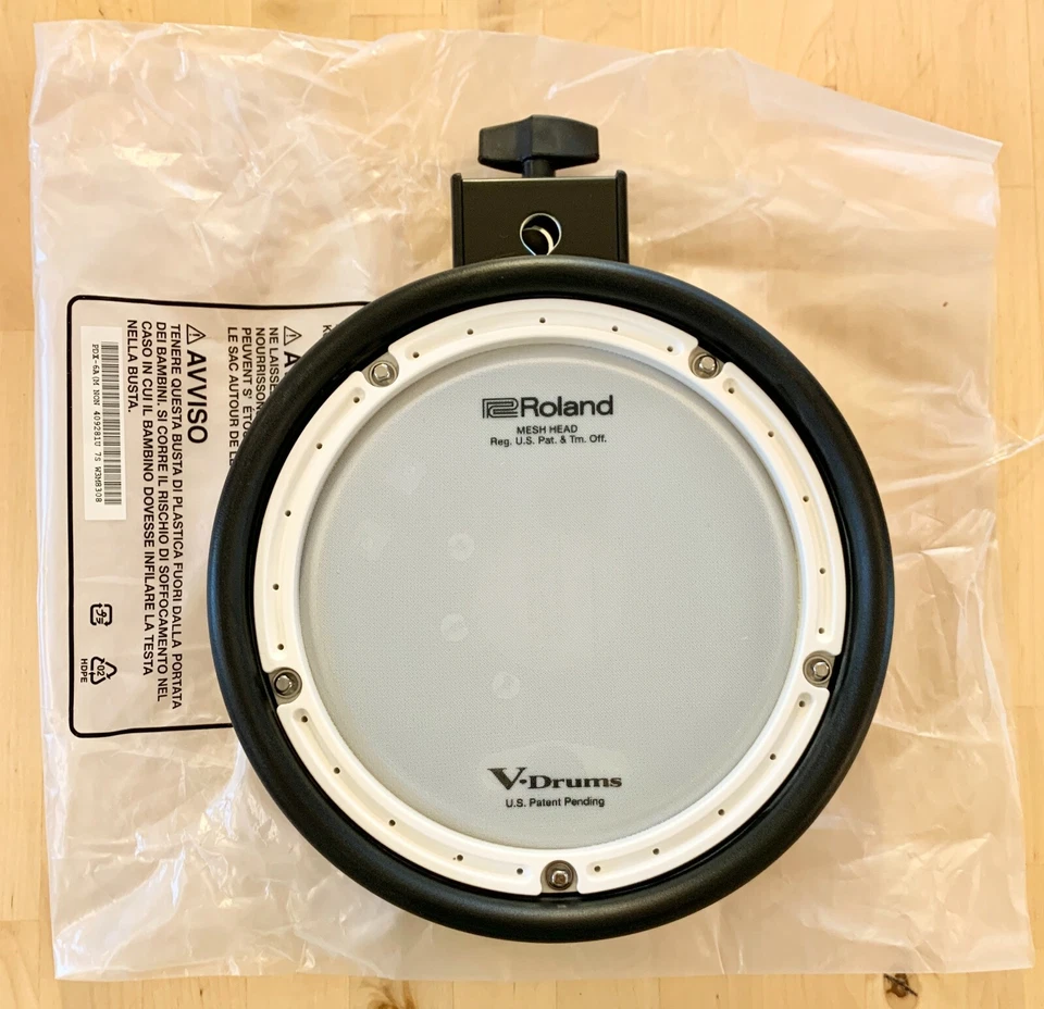 NEW Roland PDX-6A 6.5 inch Head Single Zone Mesh Pad Trigger-Black V-Drums TD-1