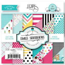 LDRS Creative - Pattern Play - Sweet Sensations - 6 x 6 Paper Pad #3138 NEW