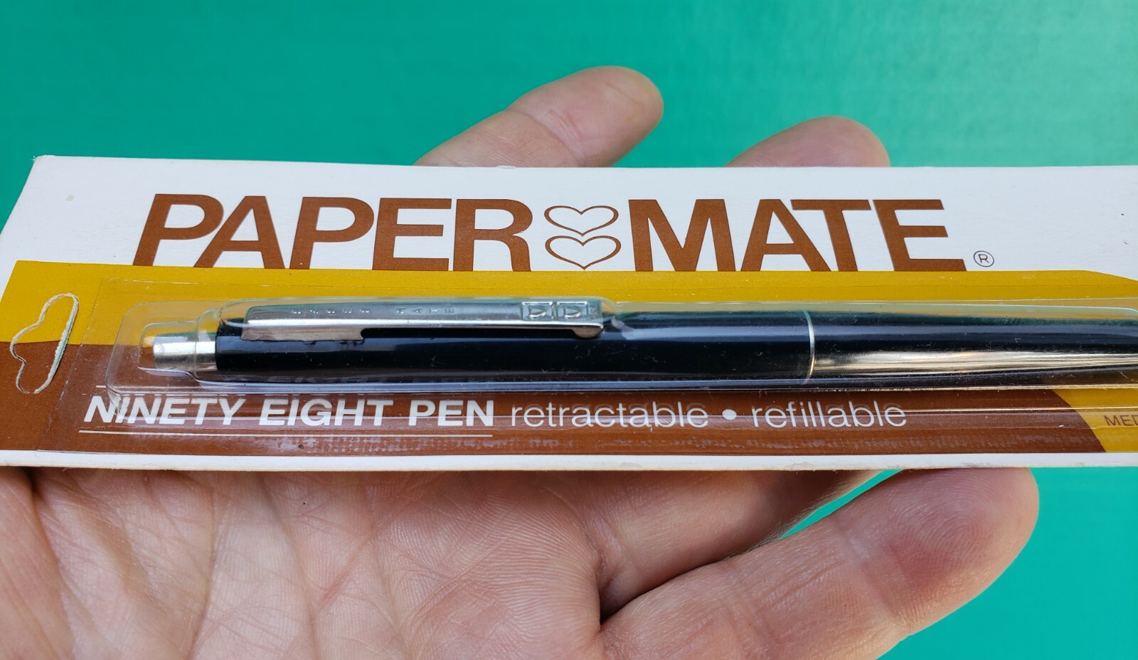 Paper Mate Double Heart Eight Ballpoint Pen New Old Stock on