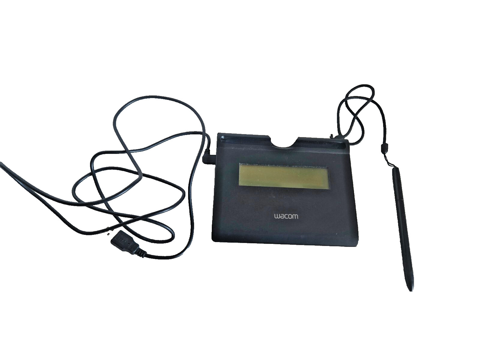 Wacom STU-300/01 LCD Signature Tablet Pad with Stylus Pen STU-300 - TESTED