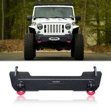 Vijay Stubby Front Bumper Wwinch Plate For 07-24 Jeep Wrangler20-24 Gladiator