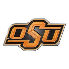ProMark 3D NCAA Oklahoma State Cowboys Emblem Sticker Decal Aluminum 4" x 2.13"