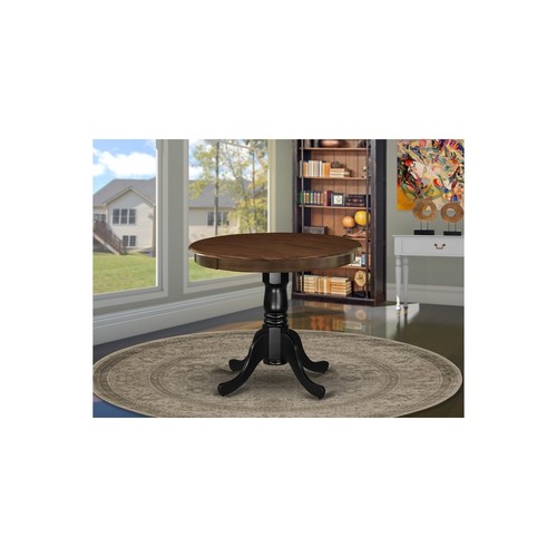 East West Furniture Dining Table Walnut, Dlt-awa-tp In Brown