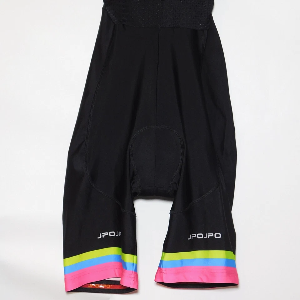 Pantalones cortos con tirantes de ciclismo JPO JPOJPO de spandex sin mangas acolchados de una pieza para hombre XL Foto 2 de 4