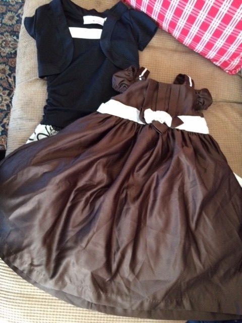 princess polly baby blue dress Donita Brown Formal Childs Dress Ellemenno Black White Dress Holiday Festive  4T
