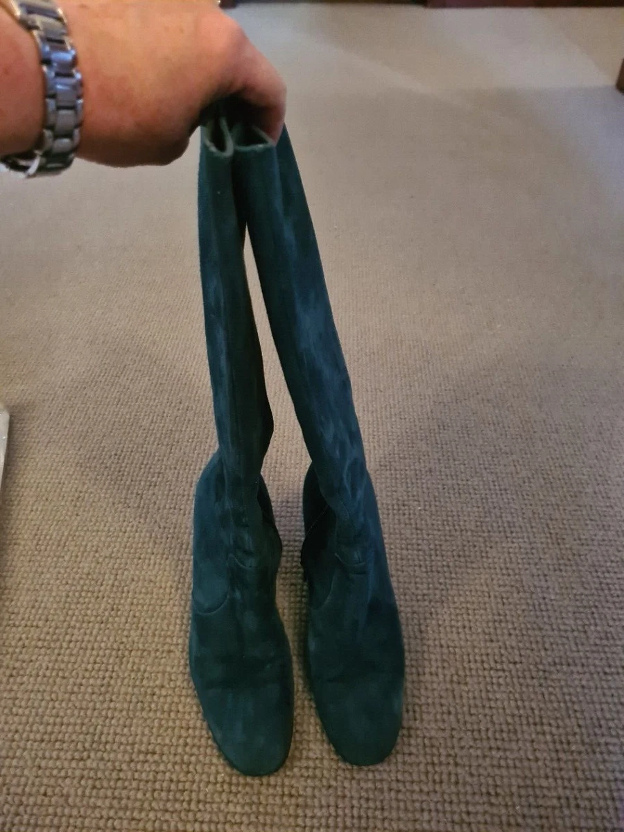 Ladies teal boots cheap