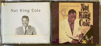 6 CD LOT NAT KING COLE GOLDEN GREATS GREATEST JAZZ SWING BALLAD EASY LISTENING