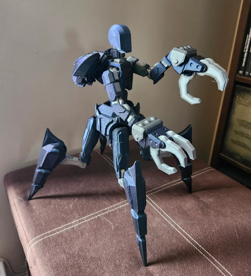 Power Claws for Dummy 13 | 3D Printed Action Figure Doll Accessory