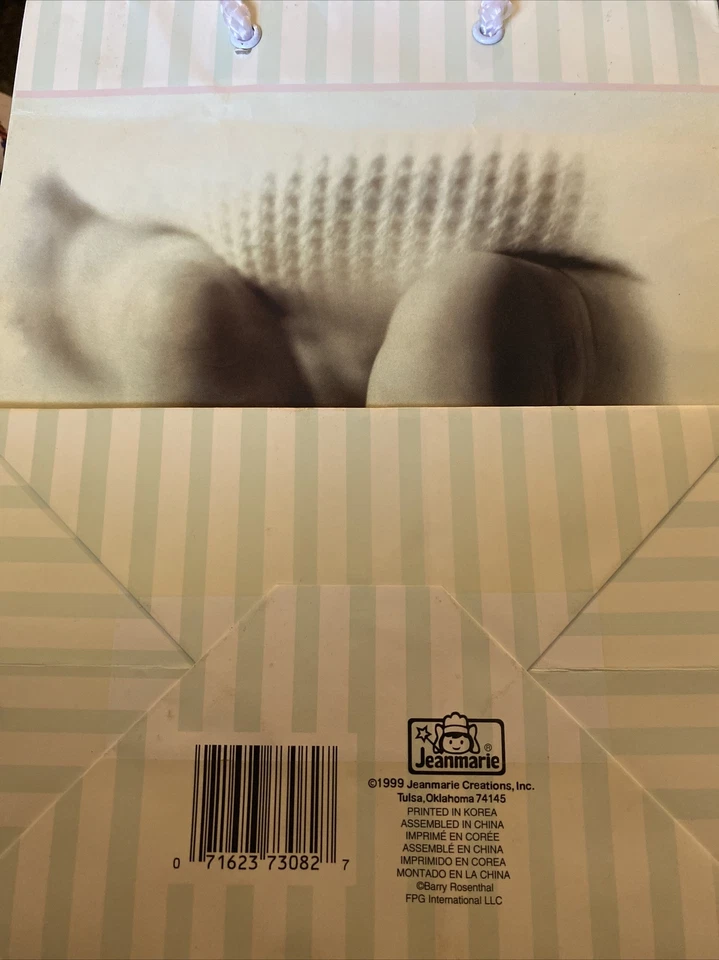 Jeanmarie Baby Feet Baby Shower Gift Bag 10 L X 8 W - Image 2 of 3
