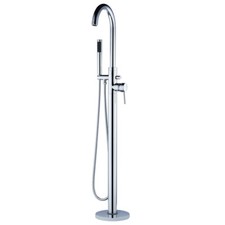 Floor Standing Freestanding Bath Tap Black Brushed Brass Chrome UK Sell Branded