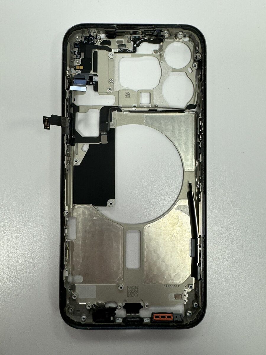OEM Apple iPhone 15 Pro Max Natural Titanium Mid Frame OEM Apple iPhone 15 Pro Max Natural Titanium Mid Frame