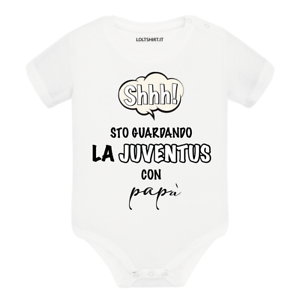 Body Neonato Juventus Personalizzato Con Nome Juve Divertente Bimbo Bambino