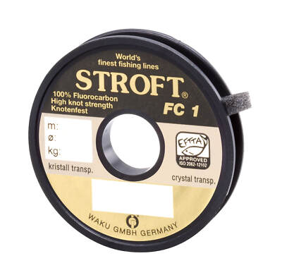 Schnur STROFT FC1 Fluorocarbon 50M Leader Fishing Line Fly Leader