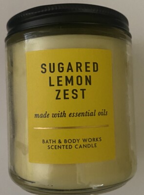 White Barn Bath and Body Works 1-Docht-Kerze 7 Unzen Limoncello   Ätherische Öle