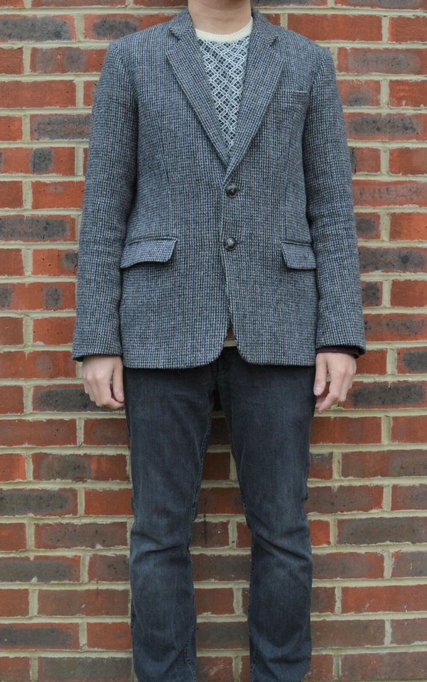 APC X Harris Tweed Mens Wool Jacket XS Extra Small A.P.C - Image 3 of 4