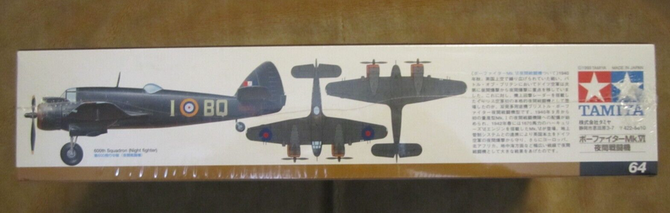 Tamiya Bristol Beaufighter Mk.VI Night Fighter | Plastikové modely