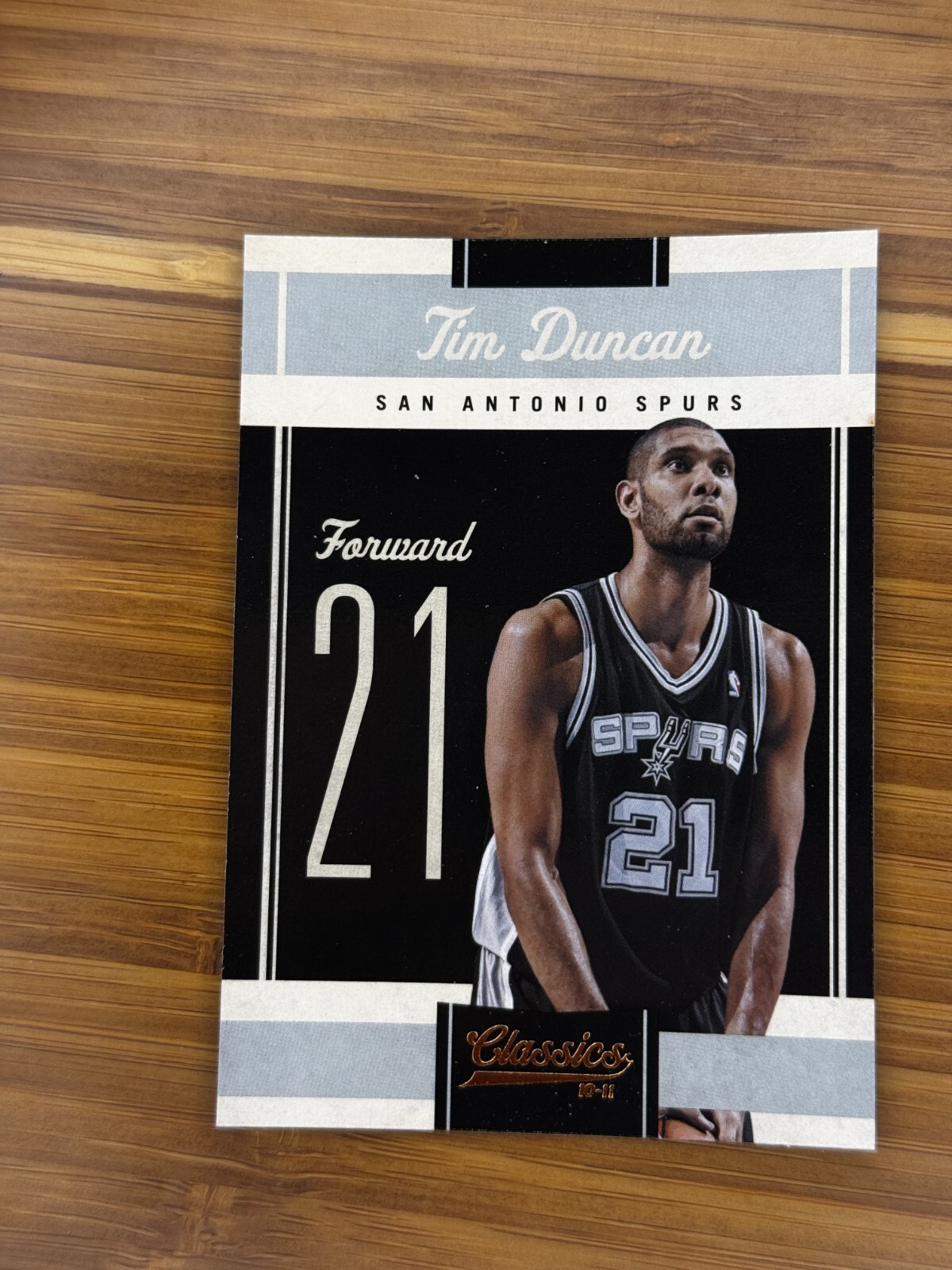Tim Duncan 2010-11 Panini Classics #6  San Antonio Spurs Basketball Card