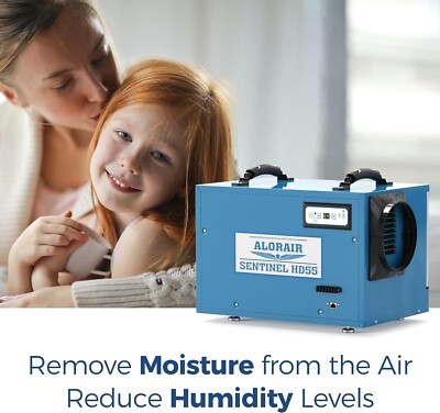 ALORAIR Sentinel HD55 113Pint Crawl Spaces Dehumidifier Basement 1,200 sq w/Hose