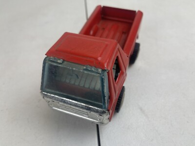 VINTAGE PRESSED STEEL TOY TRUCK CLOVER TOY MADE KOREA 6 INCH PICKUP PICK-UP RED