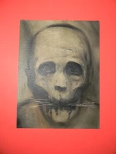 TOMENTED ALEXANDER X Horror Dark  Weird Art Zombie Mixed Media Painting OOAK