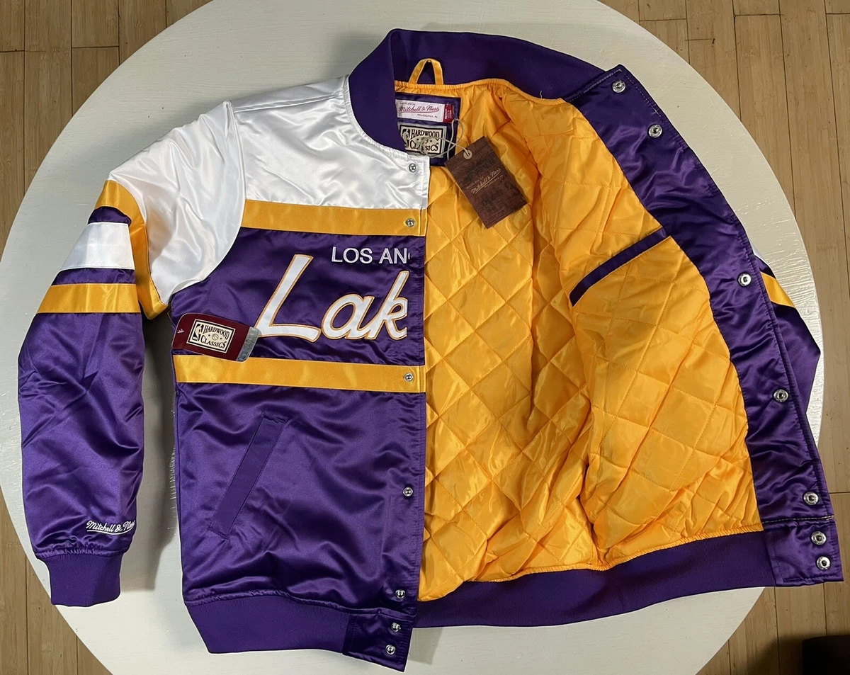 Starter Los Angeles Lakers Satin Full-Snap Jacket L / Lakers Purple Mens Sportswear