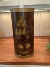 Vintage Hand Painted Wooden Umbrella Holder