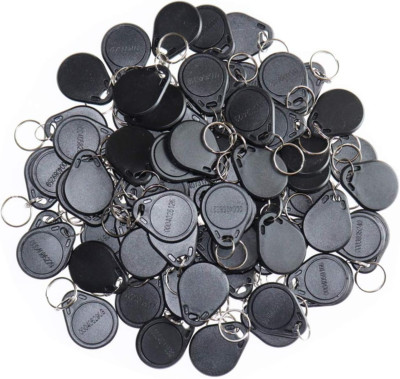 100PCS 125Khz RFID Key Fob Contactless Keyfob Proximity ID Card Token Tag Keypad