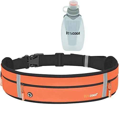 Dog walking belt with water cheap bottle holder
