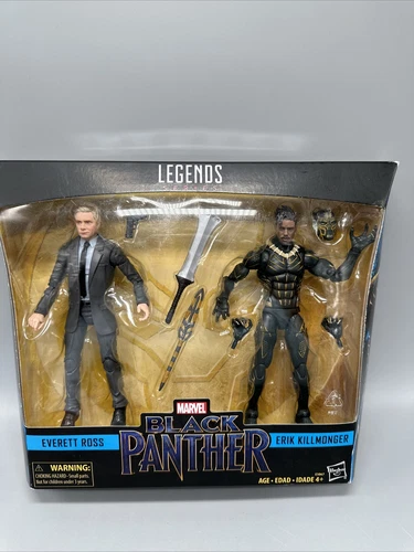 Figuras de Pantera Negra de Marvel Legends Everett Ross y Erik Killmonger Marvel NUEVAS