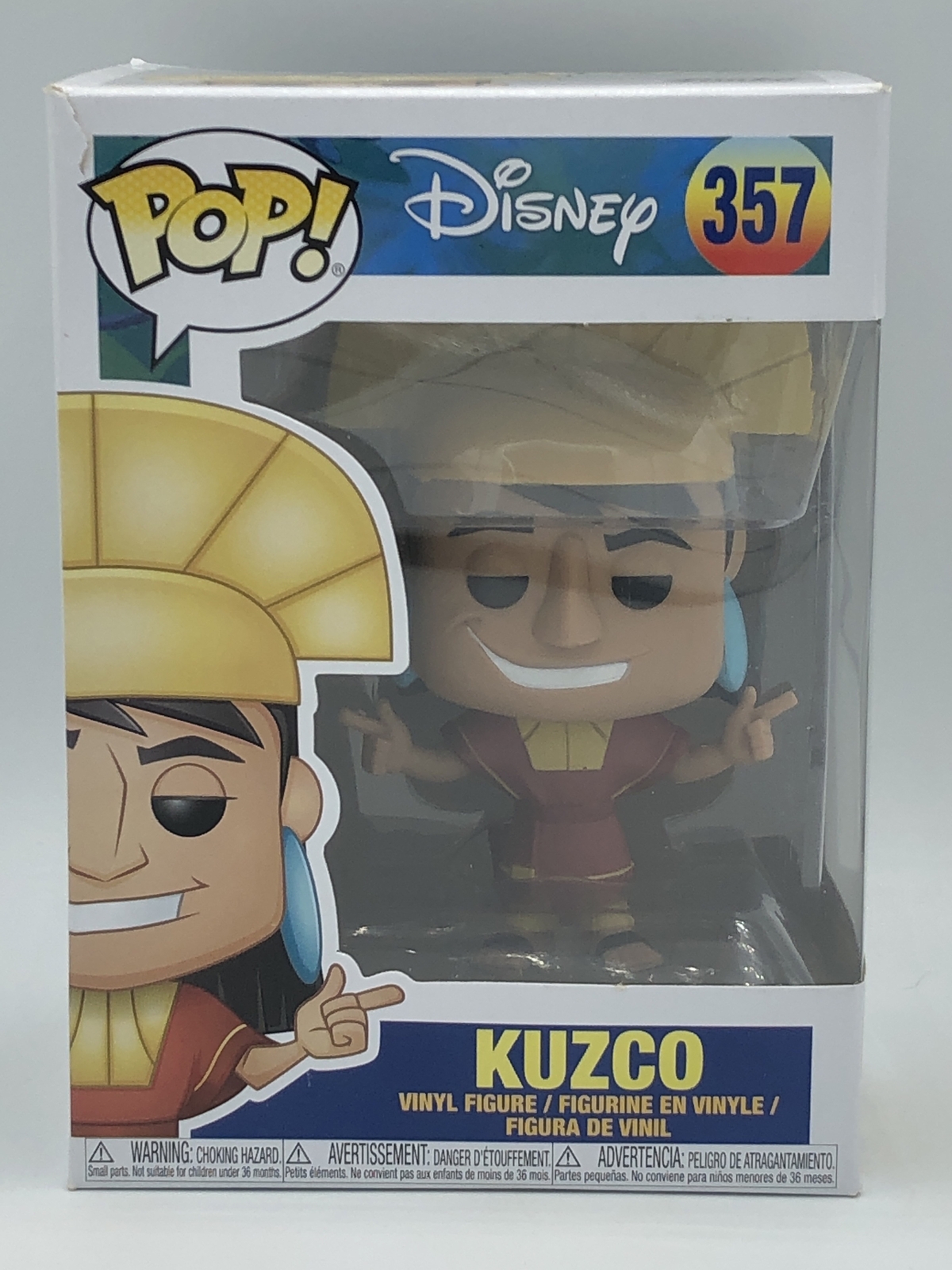 Funko Pop! Disney Emperor'S New Groove Kuzco #357 Vinyl Figure Damaged