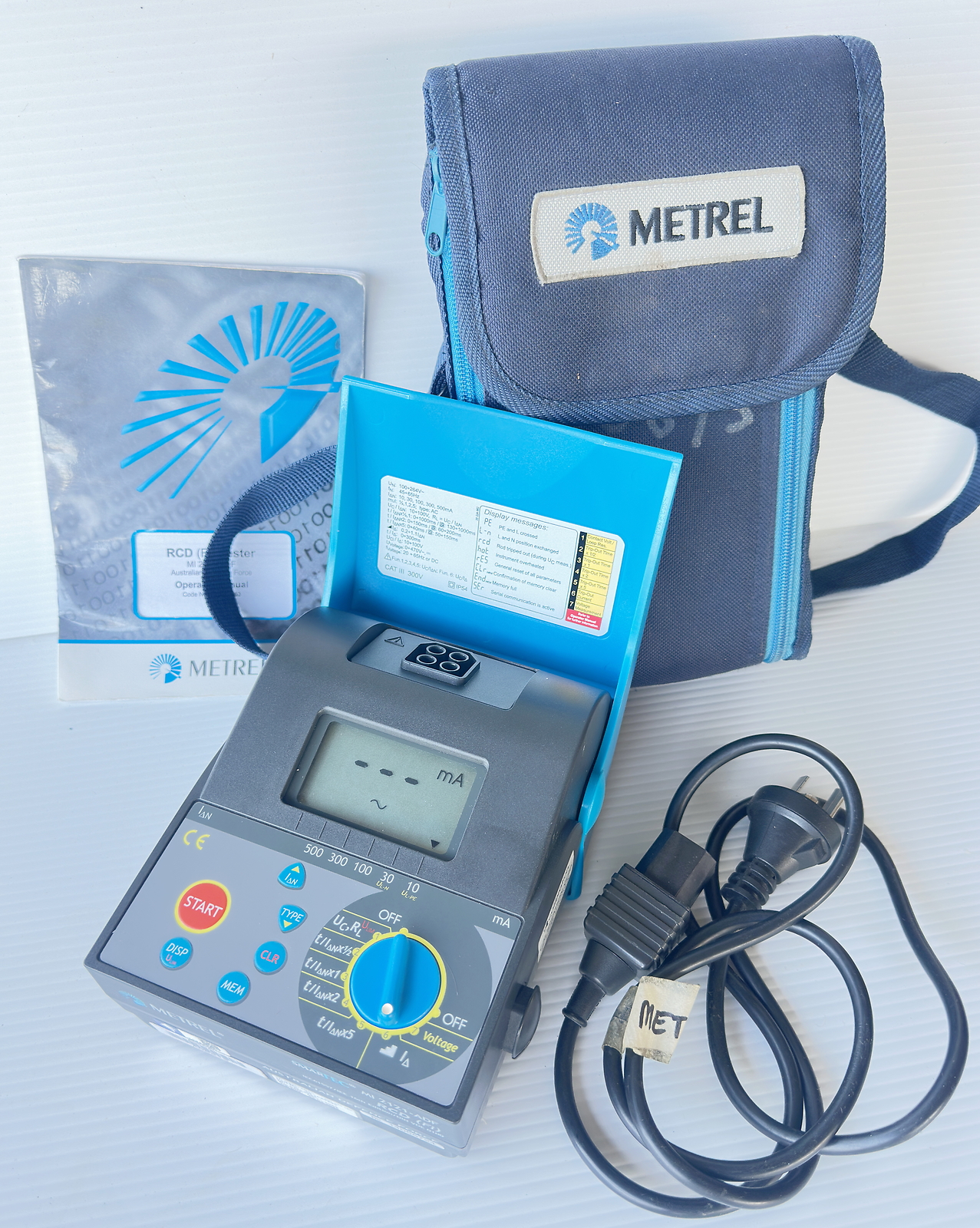 Metrel Loop Test Metrel SmarTec MI2121 RCD (FI) and Loop Tester MI-2121 with Ramp Test ...