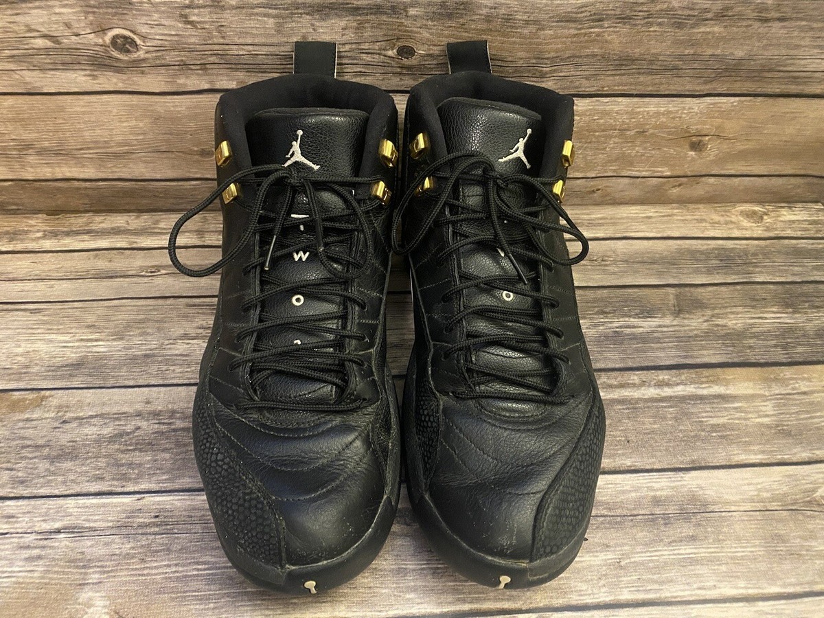 Air Jordan 12 Retro Black Gold 2016 Men\'s Size 7 130690-013‎ Pre-Owned Nice Nike Air Jordan 12 Retro The Master 2016 130690-013 US  main image 2