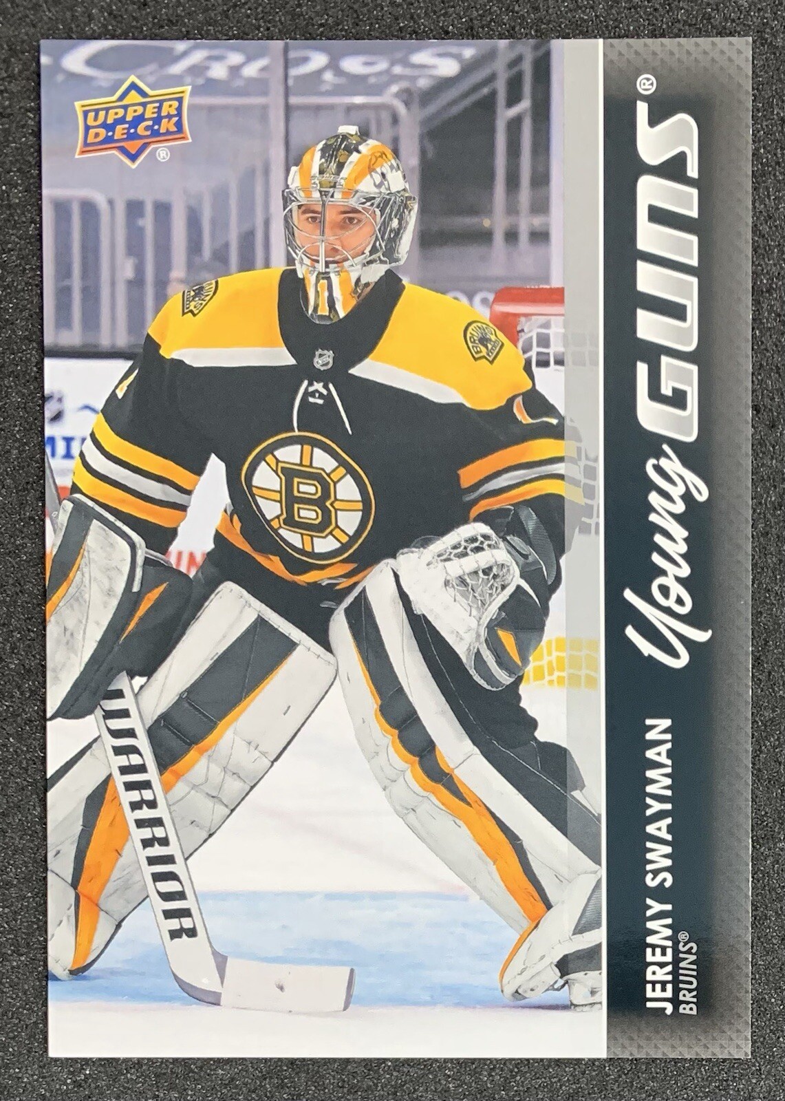 2021-22 Upper Deck Series 1 #226 Jeremy Swayman RC Young Guns Jumbo Oversized